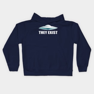 they exist Kids Hoodie